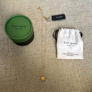 Kate Spade Rainbow Heart Gold Jeweled